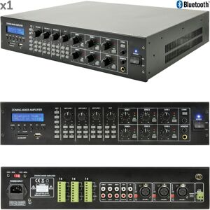 Loops 6 Zone Matrix Bluetooth Mixer Amplifier Amp 12 Speaker System - Audio System Loops 6 Zone Matrix Bluetooth Mixer Amplifier Amp 12 Speaker System - Audio System