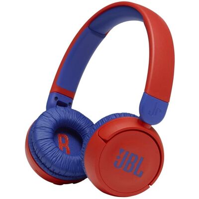 JBL JR310BT JR310BT Kids On-Ear Wireless Bluetooth Headphones in Red Red JBL JR310BT JR310BT Kids On-Ear Wireless Bluetooth Headphones in Red Red