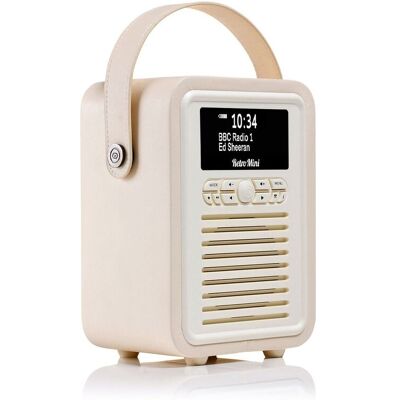 VQ Retro Mini - Portable DAB Radio - Cream VQ Retro Mini - Portable DAB Radio - Cream