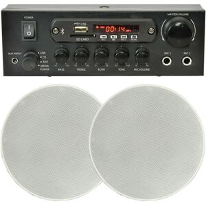 Loops Home Restaurant 2x Ceiling Speaker Bluetooth Wireless Background Music Amp Kit Multicolor Loops Home Restaurant 2x Ceiling Speaker Bluetooth Wireless Background Music Amp Kit Multicolor