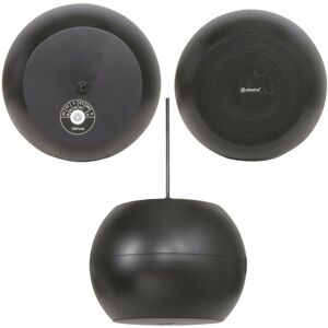 Loops 6.5" 30w Black Hanging Suspended Pendant Ceiling Speaker 100v & 8ohm Background Black Loops 6.5" 30w Black Hanging Suspended Pendant Ceiling Speaker 100v & 8ohm Background Black