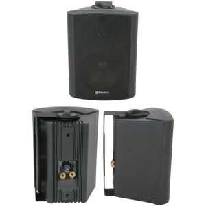 Loops QUALITY 5.25" 90W Black Background HiFi Speaker 100V & 8ohm Wall Mount Bookshelf Black Loops QUALITY 5.25" 90W Black Background HiFi Speaker 100V & 8ohm Wall Mount Bookshelf Black