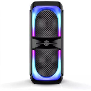 VOGREX High Bass TWS Wireless Bluetooth Speakers Portable Subwoofer Outdoor Party RGB in Black Black VOGREX High Bass TWS Wireless Bluetooth Speakers Portable Subwoofer Outdoor Party RGB in Black Black