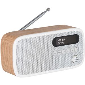VQ Oak 'Dexter' DAB/DAB+ Digital & FM Radio in Beige Beige VQ Oak 'Dexter' DAB/DAB+ Digital & FM Radio in Beige Beige