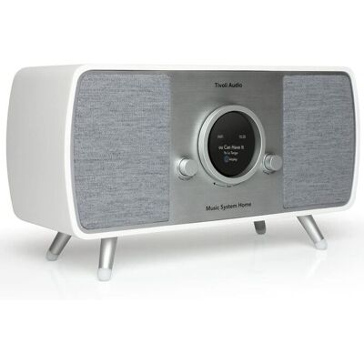 Tivoli Audio Music System Home Generation 2 Wi-Fi DAB+ AM FM Bluetooth in White White Tivoli Audio Music System Home Generation 2 Wi-Fi DAB+ AM FM Bluetooth in White White