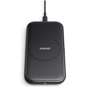 Anker Powerwave Base Pad - Fast Charge 10W Wireless Charging Black A2505K11 Black Anker Powerwave Base Pad - Fast Charge 10W Wireless Charging Black A2505K11 Black