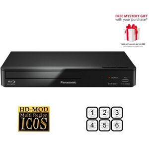 Panasonic DMP-BD84 Blu Ray Player MultiRegion DVD Playback in Black Black Panasonic DMP-BD84 Blu Ray Player MultiRegion DVD Playback in Black Black