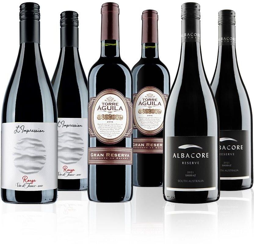 Virgin Wines Customer Favourites Red Wine Case 6 Bottles (75cl)