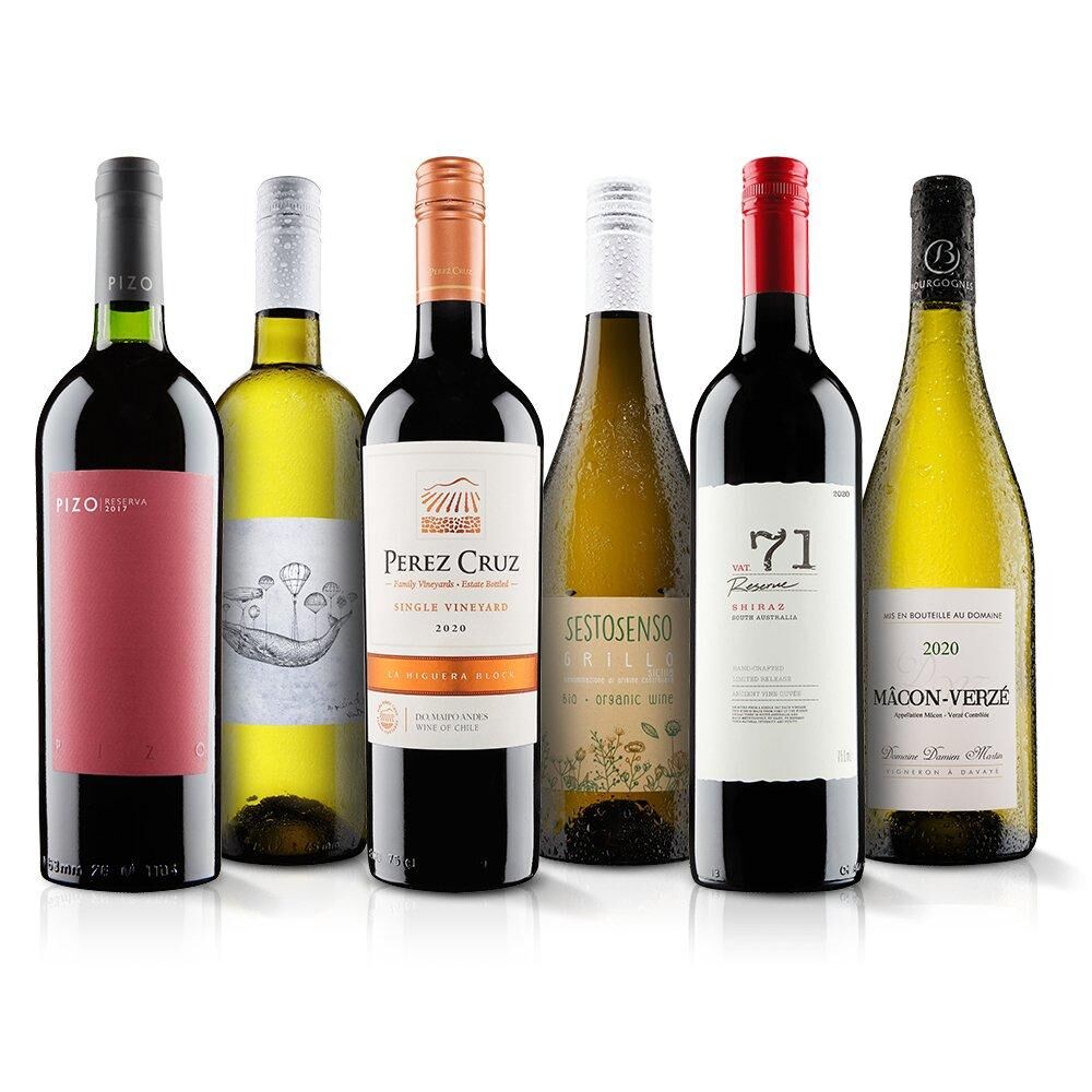 Virgin Wines Premium Mixed Wine Selection 6 Bottles (75cl)