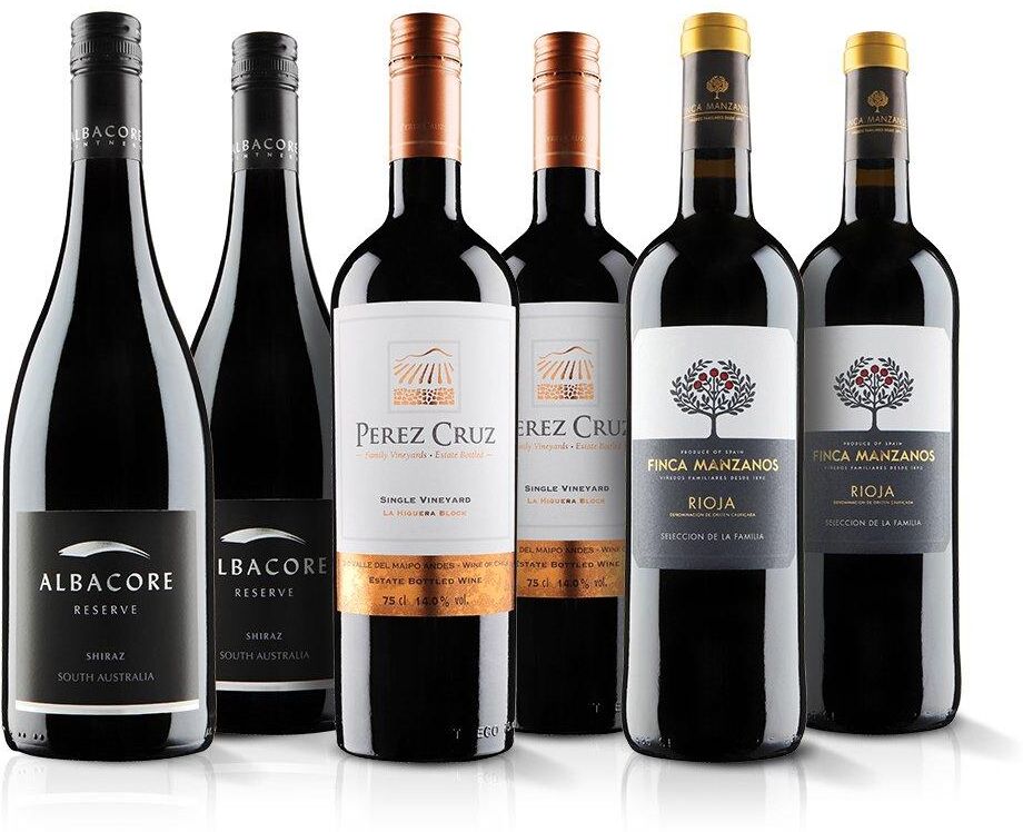 Virgin Wines Premium Red Wine Selection 6 Bottles (75cl)