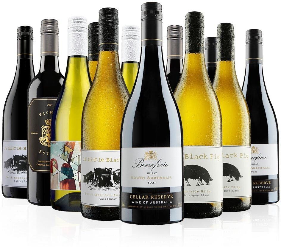 Virgin Wines Australian Blockbusters Mixed Wine case 12 Bottles (75cl)