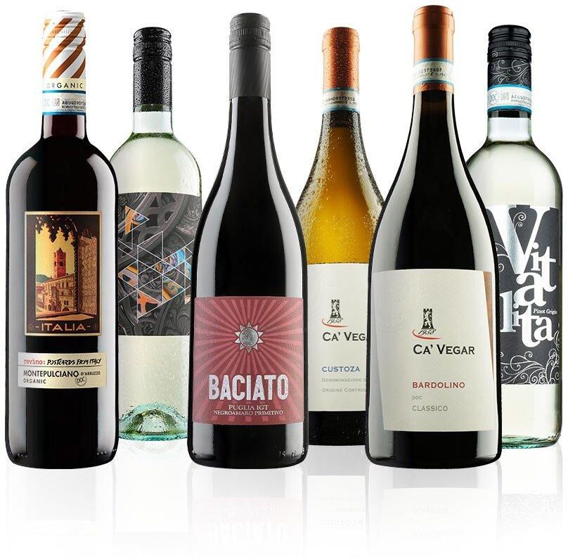 Virgin Wines Italian Customer Favourites Mixed Wine Case 6 Bottles (75cl)