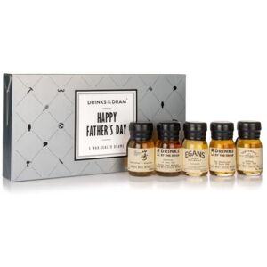 Drinks by the Dram Father's Day 5 Dram Premium Whisky Tasting Set in Clear Clear Drinks by the Dram Father's Day 5 Dram Premium Whisky Tasting Set in Clear Clear