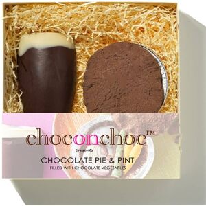 CHOC ON CHOC Chocolate Pie & Pint Gift Box Chocolate CHOC ON CHOC Chocolate Pie & Pint Gift Box Chocolate