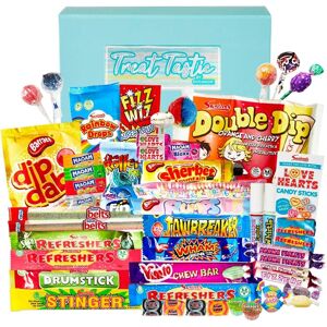 Occasion Gifting Treat Tastic 50 Piece Sweet Hamper in Baby Blue Baby Blue Occasion Gifting Treat Tastic 50 Piece Sweet Hamper in Baby Blue Baby Blue