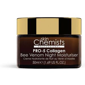 skinChemists professional Women's Pro-5 Collagen Bee Venom Night Moisturiser 50ml in White White 50ml skinChemists professional Women's Pro-5 Collagen Bee Venom Night Moisturiser 50ml in White White 50ml