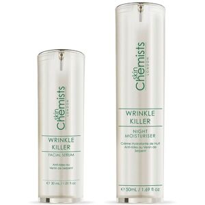 skinChemists professional Wrinkle Killer Anti-Ageing Night Moisturiser & Facial Serum for Fine Lines & Hydration in White White skinChemists professional Wrinkle Killer Anti-Ageing Night Moisturiser & Facial Serum for Fine Lines & Hydration in White White