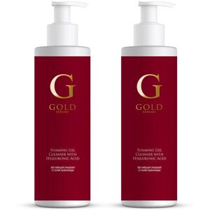 Gold Serums Women's Foaming Mousse Cleanser with Hyaluronic Acid 200ml x 2 Duo Pack in White White Gold Serums Women's Foaming Mousse Cleanser with Hyaluronic Acid 200ml x 2 Duo Pack in White White