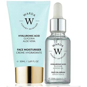 WARDA Skin Hydration Boost Hyaluronic Acid Anti-Aging Moisturiser 50ml + Anti Wrinkle Oil Serum 30ml in Clear Clear WARDA Skin Hydration Boost Hyaluronic Acid Anti-Aging Moisturiser 50ml + Anti Wrinkle Oil Serum 30ml in Clear Clear