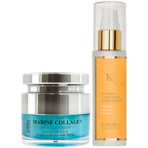 Erth Skin London Daily Brightening & Protection Duo in White White Erth Skin London Daily Brightening & Protection Duo in White White