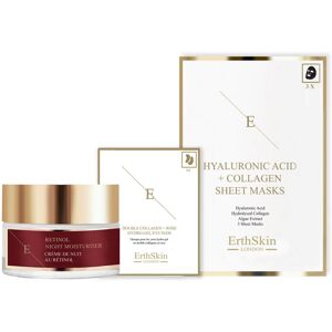 Erthskin London Retinol Night Cream - Collagen, Eye Pads & Mask Erthskin London Retinol Night Cream - Collagen, Eye Pads & Mask