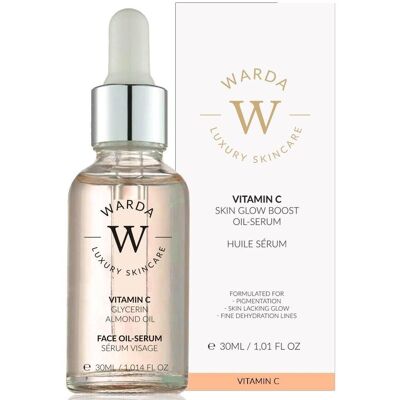 WARDA Vitamin C Glow Boost Anti-Aging Oil-Serum 30ml in Clear Clear WARDA Vitamin C Glow Boost Anti-Aging Oil-Serum 30ml in Clear Clear
