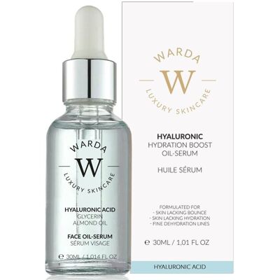 WARDA Hyaluronic Acid Hydration Boost Oil Serum 30ml in Clear Clear WARDA Hyaluronic Acid Hydration Boost Oil Serum 30ml in Clear Clear
