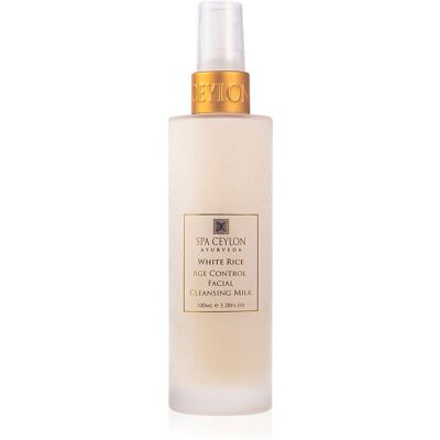 Spa Ceylon White Rice Age Control Facial Cleansing Milk 100ml in Off-White Off-White 100ml Spa Ceylon White Rice Age Control Facial Cleansing Milk 100ml in Off-White Off-White 100ml