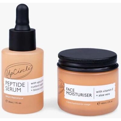 UpCircle Face Moisturiser & Peptide Serum Duo - Skincare Set UpCircle Face Moisturiser & Peptide Serum Duo - Skincare Set