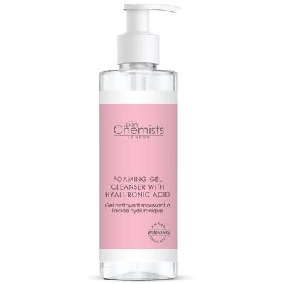 skinChemists professional Women's Foaming Anti-Ageing Gel Cleanser with Hyaluronic Acid 200ml for Hydration & Moisturising in White White 200ml skinChemists professional Women's Foaming Anti-Ageing Gel Cleanser with Hyaluronic Acid 200ml for Hydration & Moisturising in White White 200ml