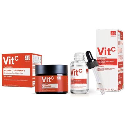 Dr. Botanicals Women's Anti-Ageing Vitamin C Duo Moisturiser & Advanced Facial Serum Kit for Brightening & Even Skin Tone in White White Dr. Botanicals Women's Anti-Ageing Vitamin C Duo Moisturiser & Advanced Facial Serum Kit for Brightening & Even Skin Tone in White White