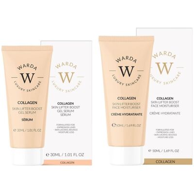 Warda Collagen Moisturiser & Serum Set - Skin Lifter Boost Unisex Warda Collagen Moisturiser & Serum Set - Skin Lifter Boost Unisex