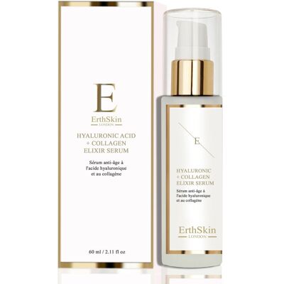 Erth Skin London Hyaluronic acid & Collagen Face Lifting Serum - 60ml in White White Erth Skin London Hyaluronic acid & Collagen Face Lifting Serum - 60ml in White White