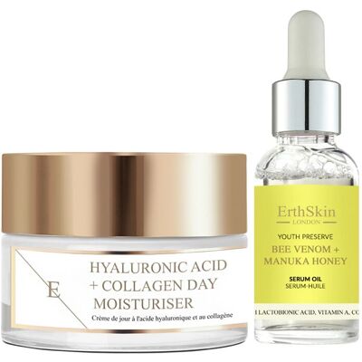 Erthskin London Day Cream Hyaluron Collagen + Serum Oil Erthskin London Day Cream Hyaluron Collagen + Serum Oil