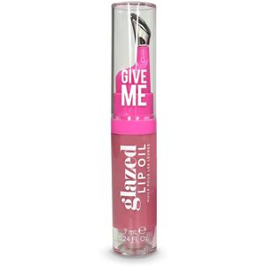 Give Me Glazed Lip Oil - Sugar Rushin' - Hydrating Lip Gloss - 7ml in Pink Pink 7ml Give Me Glazed Lip Oil - Sugar Rushin' - Hydrating Lip Gloss - 7ml in Pink Pink 7ml