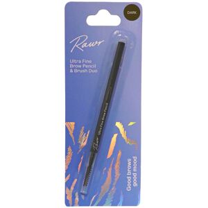 Rawr Beauty Ultra Fine Brow Pencil & Brush Dark Brown Dark Brown Rawr Beauty Ultra Fine Brow Pencil & Brush Dark Brown Dark Brown