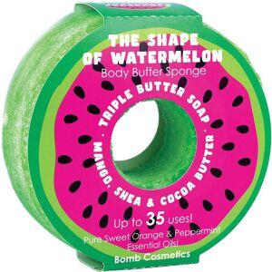 Bomb Cosmetics Women's Body Buffer Soap Shower Sponge The Shape of Watermelon in Green Green Bomb Cosmetics Women's Body Buffer Soap Shower Sponge The Shape of Watermelon in Green Green