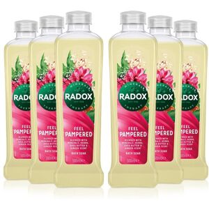Radox Women's 'Bath Soak' Feel Pampered Blended w/ Minerals, 6 x 500ml in Yellow Yellow Radox Women's 'Bath Soak' Feel Pampered Blended w/ Minerals, 6 x 500ml in Yellow Yellow