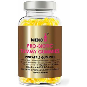 Meno Premium Probiotic Gummies 150 Count Complete Digestive Wellness in Bright Yellow Size: 500g Bright Yellow 500g Meno Premium Probiotic Gummies 150 Count Complete Digestive Wellness in Bright Yellow Size: 500g Bright Yellow 500g