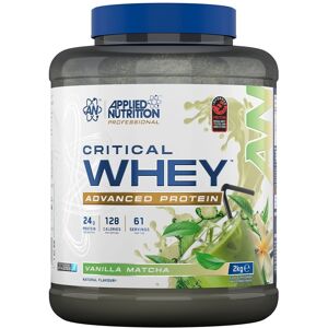 Applied Nutrition Critical Whey Protein Powder - Vanilla Matcha - 61 Servings - 2kg in Blue Blue 2kg Applied Nutrition Critical Whey Protein Powder - Vanilla Matcha - 61 Servings - 2kg in Blue Blue 2kg
