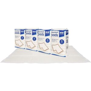 Harbour Housewares Extra Large Disposable Incontinence Bed Pads - 60cm x 89cm - 40x Waterproof Absorbent Mattress Wetting Protector Sheets White 60 cm x 89 cm Harbour Housewares Extra Large Disposable Incontinence Bed Pads - 60cm x 89cm - 40x Waterproof Absorbent Mattress Wetting Protector Sheets White 60 cm x 89 cm