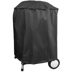 Charles Bentley Bbq Premium Polyester Canvas Black Waterproof Kettle Bbq Cover