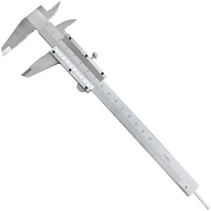 VOGREX 6" Vernier Caliper Gauge Micrometer Accurate Measuring Tool Steel in Silver Silver VOGREX 6" Vernier Caliper Gauge Micrometer Accurate Measuring Tool Steel in Silver Silver