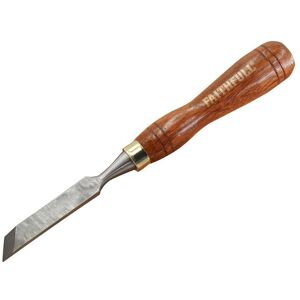 Faithfull Skew Carving Chisel 12.7mm (1/2in) in Brown Brown Faithfull Skew Carving Chisel 12.7mm (1/2in) in Brown Brown