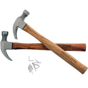 Personalised Memento Company Men's Personalised Hammer in Light Brown Light Brown Personalised Memento Company Men's Personalised Hammer in Light Brown Light Brown