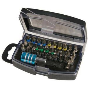 Loops 32 Piece Colour Coded Screwdriver Bit Set Phillips Hex Torx PZD Multicolor Loops 32 Piece Colour Coded Screwdriver Bit Set Phillips Hex Torx PZD Multicolor
