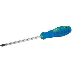 Loops PZ2 x 100mm Pozidriv Screwdriver Soft Grip Handle & Hard Pozi Pozzi Head Driver Multicolor Loops PZ2 x 100mm Pozidriv Screwdriver Soft Grip Handle & Hard Pozi Pozzi Head Driver Multicolor