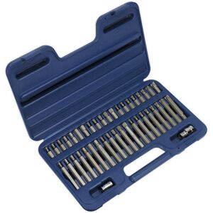 Loops 42pc TRX-Star / Hex / Spline Socket Bit Set - 3/8" & 1/2" Square Drive Mechanic Multicolor Loops 42pc TRX-Star / Hex / Spline Socket Bit Set - 3/8" & 1/2" Square Drive Mechanic Multicolor