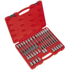 Loops 32pc RIBE Star Short & Long Socket Bit Set - 1/2" Square Drive Mechanic Vehicle Multicolor Loops 32pc RIBE Star Short & Long Socket Bit Set - 1/2" Square Drive Mechanic Vehicle Multicolor