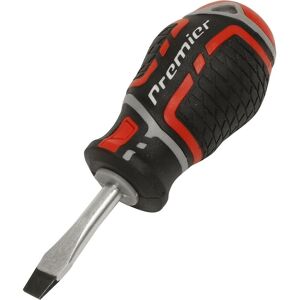 Loops PREMIUM Slotted 6 x 38mm Stubby Screwdriver - Ergonomic Soft Grip Magnetic Tip Multicolor Loops PREMIUM Slotted 6 x 38mm Stubby Screwdriver - Ergonomic Soft Grip Magnetic Tip Multicolor